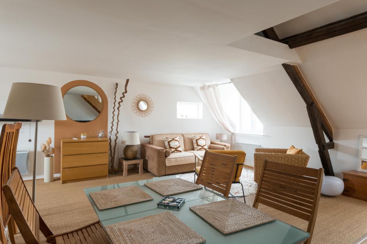 Le Teck Apartment Deauville Bagian luar foto