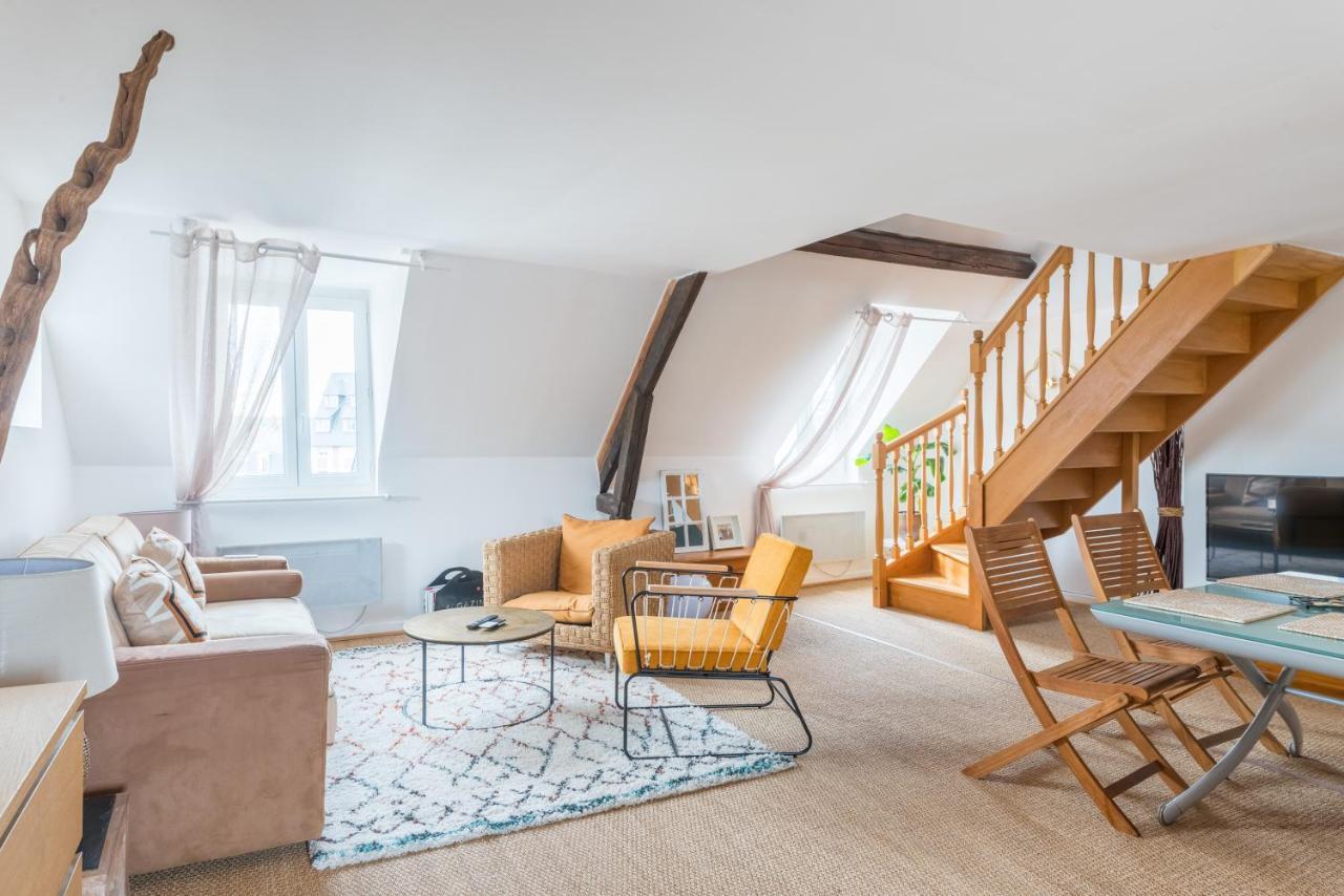 Le Teck Apartment Deauville Bagian luar foto